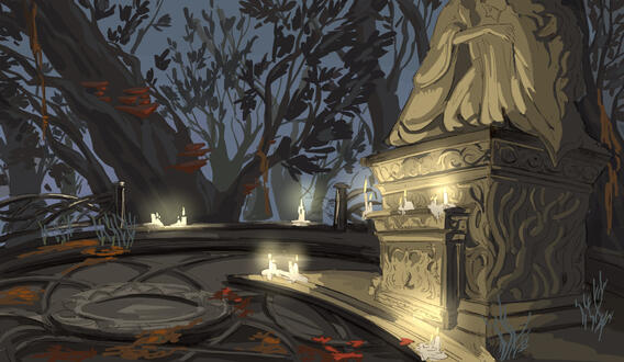 Elden ring environment fanart